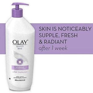 olay quench shimmer body lotion with luminous minerals
